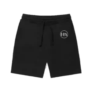 Black HBA Logo Shorts