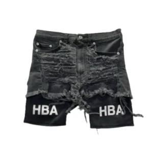 HBA Denim Short Black