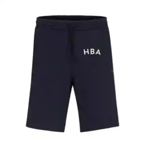 Hood By Air Blue Front Logo Shorts