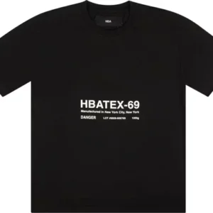 Hood By Air HBATEX 69 Short-Sleeve T-Shirt ‘Black