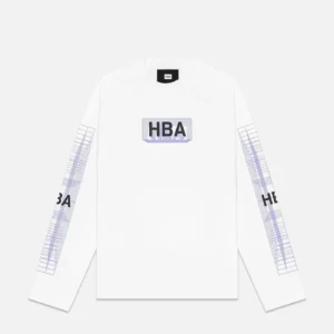 Hood by Air Ablaze Box Logo Hockey – White